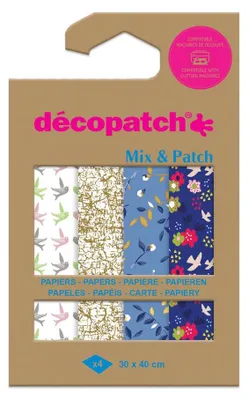 Zdjęcie produktu dla Décopatch DP031C, Papier artystyczny, 4 ark.