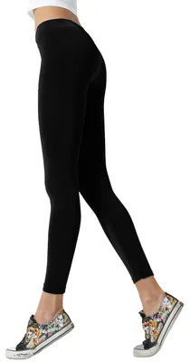 Obrázek produktu pro Intimidea – Dámské legíny z kašmíru, měkké a teplé, model 610776 (černá, velikost L/XL)