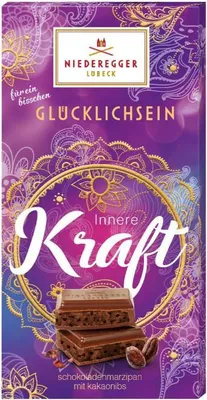 Produktbild von Niederegger Glücklichsein 'Kraft' Marzipan Tafel 110g
