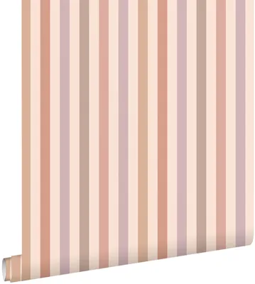 Produktbild von ESTAhome Tapete Streifen Lila und Rosa 50 x 900 cm