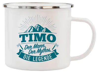 Produktbild von Echter Kerl Emaille Becher Timo