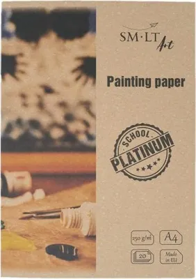 Immagine prodotto di SMLT carta da colorare A4 bianca 250 gr 20 fogli da disegno