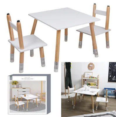 Imagen del producto de Conjunto infantil blanco para estudio