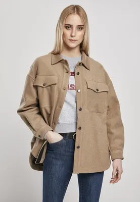 Zdjęcie produktu dla Urban Classics Ladies - Klasyczna oversizowa kurtka koszulowa - L