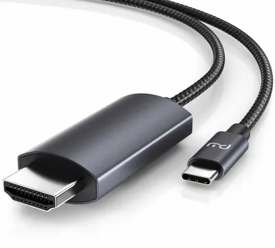 Obrázek produktu pro Kabel PrimeWire USB-C na HDMI, 2 metry, pro 4K UHD rozlišení 3840 x 2160 při 60 Hz, konvertorový kabel pro zařízení s podporou DisplayPort Alt Mode, trojité stínění, 10 000 cyklů připojení, ochrana proti praskání