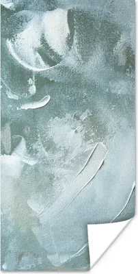 Produktbild von MuchoWow® Poster Acrylfarbe - Abstrakt - Design 60x120 cm - Wandschmuck