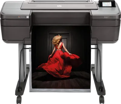Produktbild von HP Designjet Z9+ 24 Zoll PostScript-Drucker, Tintenstrahl, 2400 x 1200 DPI, PostScript 3, PDF 1.7, HP-GL/2, TIFF, JPEG, HP-RTL, CALS G4, Cyan, Foto schwarz, Mattschwarz, Magenta, Gelb, 2400 x 1200 DPI, 3.7 m²/h