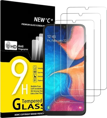 Produktbild von Panzer Schutz Glas Samsung Galaxy A20e 3er Pack 9H Härte Ultra-klar