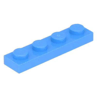 Produktbild von Lego® 1x4 Platte 3710 - 1 Stück Mittleres Blau