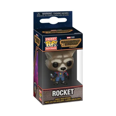 Zdjęcie produktu dla Strażnicy Galaktyki - Rocket - Brelok do kluczy Funko Pocket POP!