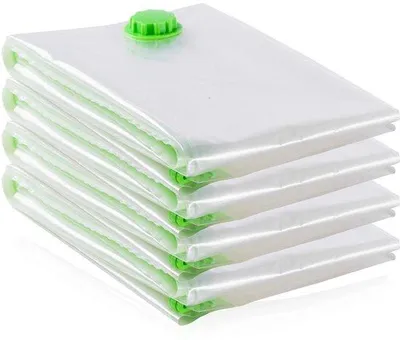 Zdjęcie produktu dla Zestaw worków do odkurzacza w rozmiarze XXL, 4 sztuki, 130 x 100 cm, do odzieży i pościeli