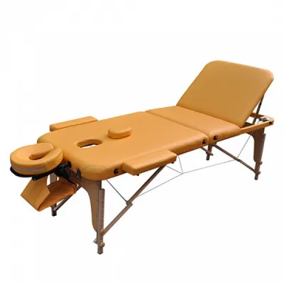 Produktbild von 3 Zonen Massageliege Zenet 1049 Größe L (195*70cm) mit Aluminiumgestell, klappbar und höhenverstellbar