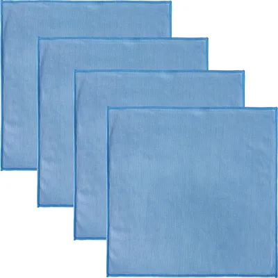 Produktbild von Erwin Müller Microfasertuch 4er-Pack blau 40x40 cm