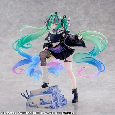 Zdjęcie produktu dla Seria Character Vocal 01: Hatsune Miku FIGURIZMA – statuetka PVC, Punk!, 23 cm