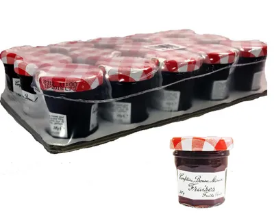 Produktbild von Bonne Maman Erdbeere Konfitüre - Fraises Confiture 15 x 30 Gramm aus Frankreich