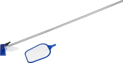 Produktbild von Bestway Flowclear Poolpflege Basis-Set, mit Venturi-Sauger & Kescher, für Poolgrößen bis 396 cm