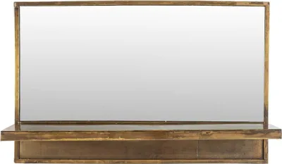 Produktbild von Feyza Wandspiegel horizontal 61x38 cm Messing