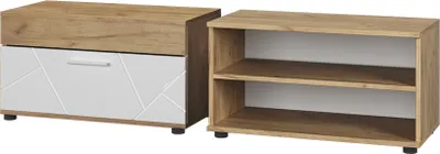 Produktbild von Wohnzimmerschränke Vicco Berno Goldkraft Eiche/Weiß 2 Teile, Model 55478