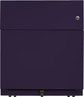 Produktbild von Rollcontainer Note blau H495 x B420 x T565mm 1 Schublade, 1 Hängereg