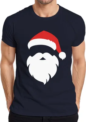 Produktbild von Santa Weihnachtsmann Weihnachtsoutfit - Weihnachten Weihnachtsgeschenk Christmas Herren T-Shirt, Navy, M