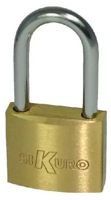 Immagine prodotto di lucchetto ad arco lungo sikuro 50x47,5 mm