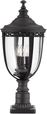 Produktbild von Elstead English Bridle Außen-Stehleuchte E14 3-fach 64cm Schwarz IP44