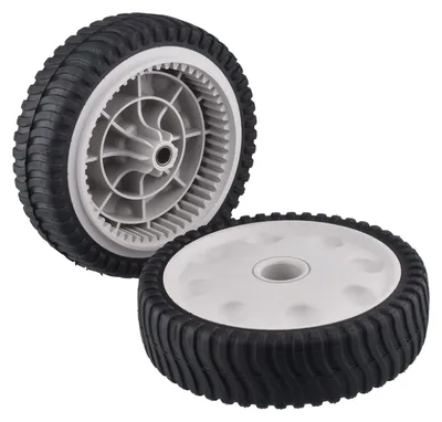 2x 8-Zoll-Vorderrad für Rasenmäher, Ersatzrad 734-04018