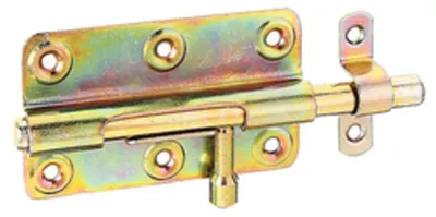 Obrázok produktu pre Západka s okrúhlou rukoväťou 160 x 41 mm, žlto pozinkovaná