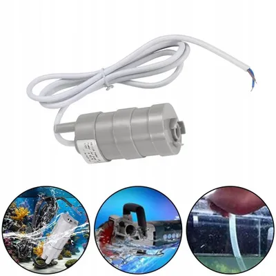 Produktbild von Ultraleise Mini-Wasserpumpe Gartenpumpen 12 V DC 1500 l/h Förderhöhe 500 cm Micro Wasserpumpe Taucher Mini Wasserpumpe für Fischtanks Aquarienbrunnen