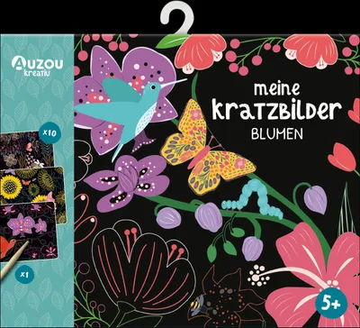 Produktbild von Auzou Meine Kratzbilder - Blumen