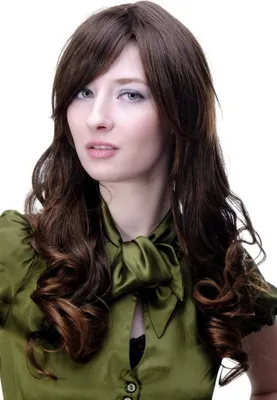 Produktbild von WIG ME UP Perücke, braun, Scheitel, lockig 9319-2T30