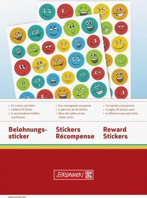 Immagine prodotto di 6X BRUNNEN 103057501 Stickerblock A5