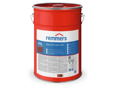 Produktbild von Remmers Aqua HK-Lasur 3in1 teak (RC-545) 20 l, Holzlasur