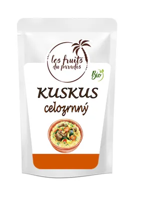 Obrázek produktu pro Celozrnný kuskus Bio 500 g LES FRUITS DU PARADIS