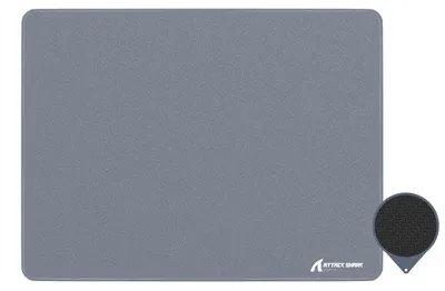 Immagine prodotto di Tappetino per mouse da gaming, superficie in fibra composita morbida, antiscivolo, dimensioni 405x305x4 mm, colore grigio