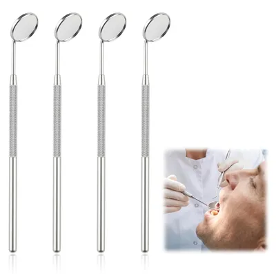Produktbild von Set mit 4 Zahnspeiegeln für eine einfache Munduntersuchung