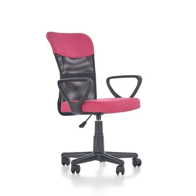Produktbild von HALMAR Bürostühl für Jugendliche rosa Stoff 59cm x 52cm x 91cm