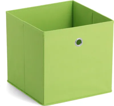 Image de Zeller Boîte de rangement, vert, non-tissé 28x28x28