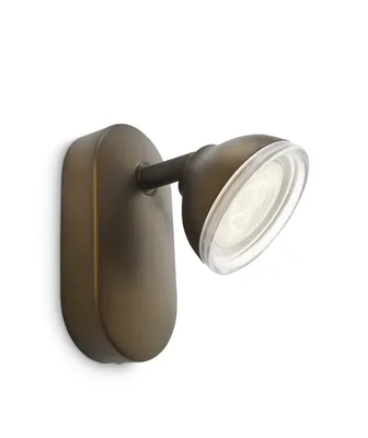 Produktbild von Philips myLiving Spot 532400616, Strahler Oberflächenbeleuchtung, Nicht austauschbare(s) Leuchtmittel, 1 Glühbirne(n), LED, 2700 K, Bronze