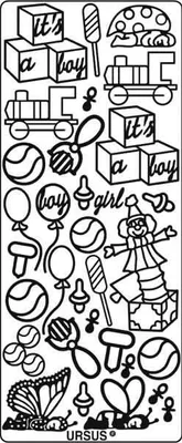 Produktbild von Kreativsticker 10x23cm Motiv 23 VE=5 Stück multicolor