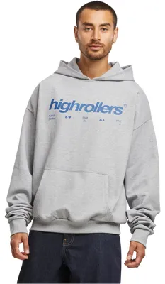 Productafbeelding van Mister Tee - "Highrollers" hoodie voor heren, oversized model, artikelnummer TN1833 (maat M), kleur: gemêleerd grijs
