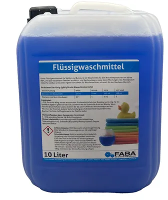 Produktbild von 10 L Flüssigwaschmittel Konzentrat blau Universal Color inkl. Auslaufhilfe