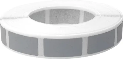 Produktbild von Rubbelaufkleber RECHTECKIG 10x20mm GRAU x1000