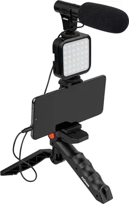 Obrázok produktu pre Doerr Vlogging Kit VL-5 Mikrofónové video svetlo pre SmartPhone