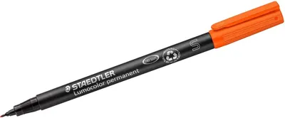 Obrázok produktu pre Staedtler Lumocolor 313, Oranžová, Tenký hrot, Čierna, Oranžová, Ultra jemné, 0,4 mm, 10 kusov