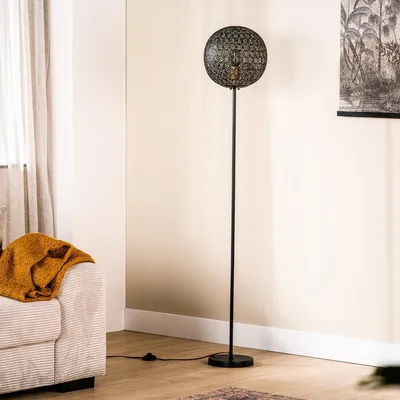 Productafbeelding van Vloerlamp Zwart 30 cm - Giga Meubel