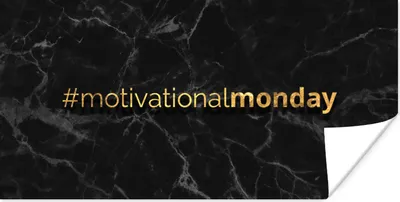 Produktbild von MuchoWow® Poster Zitate - Motivation - Gold - Marmor 40x20 cm - Poster für die Wand - Poster Schlafzimmer