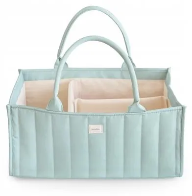 Produktbild von Organizer für Windeln Mushie Roman Green Polyester 22x37x16,5 cm