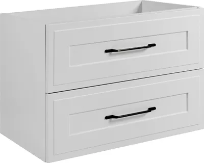 Zdjęcie produktu dla Szafka pod umywalkę w klasycznym stylu, biała, 80 x 57 x 46 cm