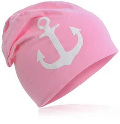 Produktbild von Kinder Beanie Gross Anker Rosa M